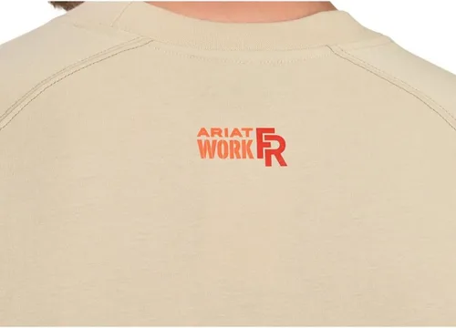 Vista 3 de ARIAT Men's Big and Tall Fr Work Crew T-Shirt