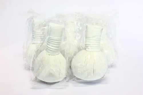Vista 3 de 5 X Thai SPA Herbal HOT Compress Masaje Ball Therapy (Luk Pra Kob) Producto de Tailandia