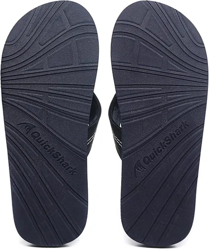 Vista 5 de Quickshark Sandalias de cuero para hombre, con soporte de arco, para playa