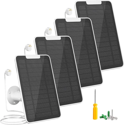 Vista 11 de Panel solar premium para cámara Google Nest, panel solar de 5W para cámara Google Nest interior y exterior (versión con batería), especialmente