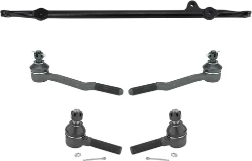 Vista 251 de TRQ Kit de dirección delantera con barra de acoplamiento de fuelle de piñón y cremallera compatible con Toyota Echo 2000-2005
