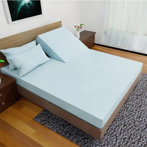 Vista 29 de Ropa de cama tamaño Twin - Juego de 3 piezas - Bolsillos profundos - Sábanas refrescantes - Suaves y cómodas para uso en todas las estaciones Aqua