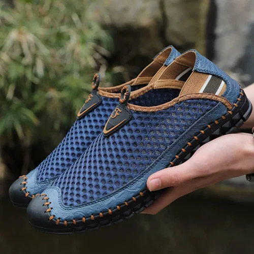 Vista 4 de Zapatos de agua para hombre, zapatos de agua anfibios para hombre, zapatos acuáticos descalzos para hombre, secado rápido y transpirables