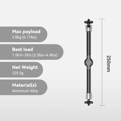 Vista 8 de SmallRig Brazo articulado (9.8in) 2066B