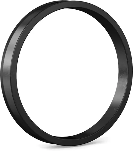 Vista 6 de Anillos espaciadores centrales de StanceMagic de 54.1 mm de DI a 67.1 mm de DE, anillos espaciadores de plástico de policarbonato negro, solo
