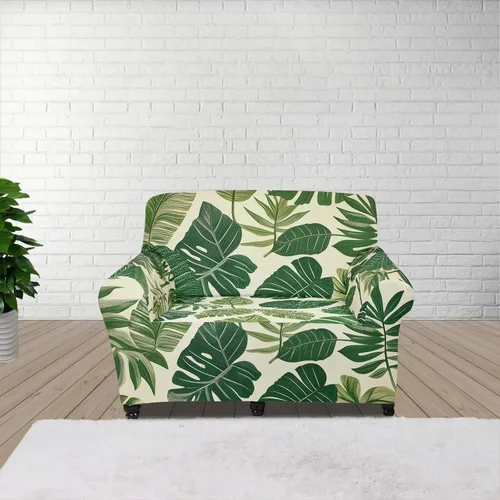 Vista 16 de GIFTPUZZ Funda de sofá roja navideña, protector de sofá con parte inferior elástica para sala de estar, dormitorio y decoración de oficina, elegante