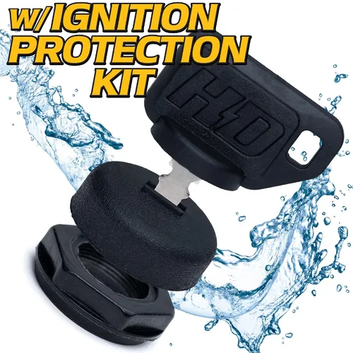 Vista 2 de HD Switch Sustituye a Briggs & Stratton 692318 - Interruptor de llave de encendido de arranque, actualización de protección dual, 3 llaves