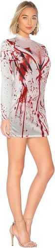 Vista 5 de Disfraz sexy de enfermera para mujer - Scary Morph Zombie Dress Suits for Halloween