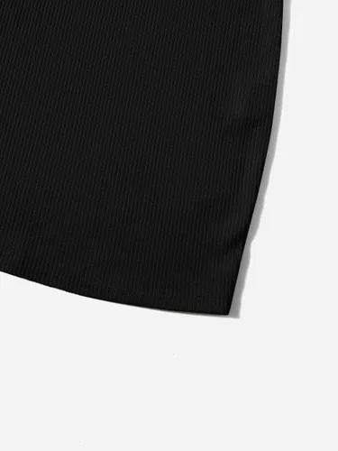 Vista 4 de Floerns Conjunto de 2 piezas para niña con estampado de letras y camiseta de manga larga