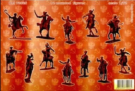 Vista 2 de Figuras de modelo de plástico Basmachi, Guerra Civil Rusa, 1918-1922 1/72 Orion 72026