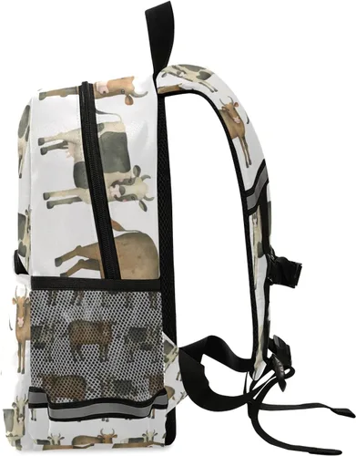 Vista 2 de Mochila escolar para niños pequeños, mochila de rana para niños y niñas, bolsa de jardín de infantes, bolsa de viaje para guardería preescolar