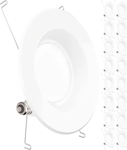 Vista 9 de Downlight - LED Empotrable de 5/6 Pulgadas Recorte Suave 965 LM 13W 16PK Multicolor