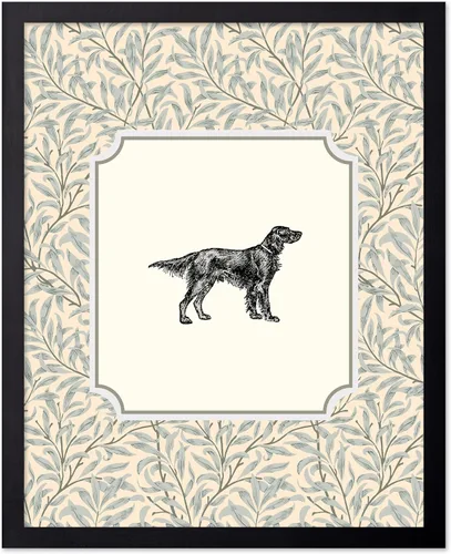 Vista 86 de Poster Master Póster Vintage de Cocker Spaniel Inglés - Impronta Retro de Perro - Arte Floral - Arte de Cachorros - Arte para Amantes de Animales