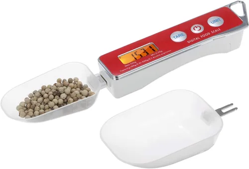 Vista 10 de Báscula de cuchara, escala digital de cuchara medidora electrónica, báscula de cuchara de cocina para el hogar, báscula de alimentos con función