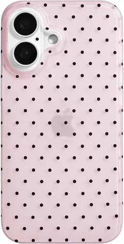 Vista 21 de inewateri Funda compatible con iPhone 11 con bonito diseño estético de lunares a la moda, fundas simples para TPU suave, funda de protección Negro