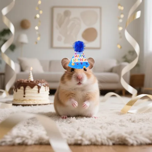 Vista 6 de 6 sombreros de fieltro para fiesta de cumpleaños para perros pequeños, cachorros, gatos