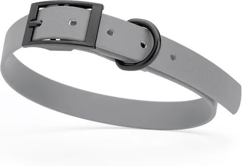 Vista 123 de Dogline Biothane - Collar impermeable para perro con hebilla de liberación rápida, resistente cincha de nailon recubierta con resistente y a prueba