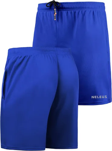 Vista 4 de NELEUS Pantalones cortos ligeros de 7 pulgadas para hombre con bolsillos