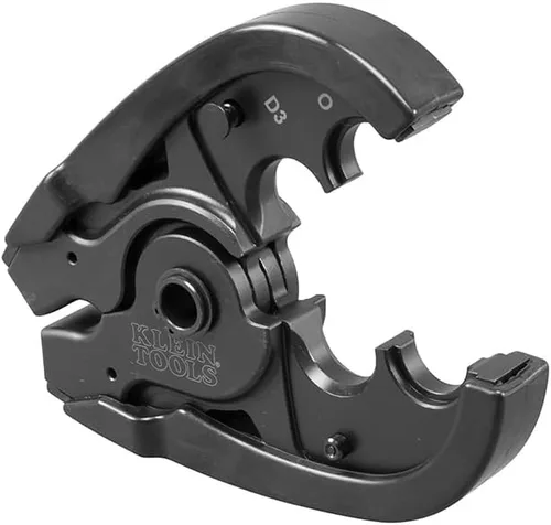 Vista 5 de Klein Tools BAT20-7T12 - Mandíbula de prensado, con matriz fija O y cabezal de ranura D3 para uso con crimpadora de cables a batería de Klein Tools