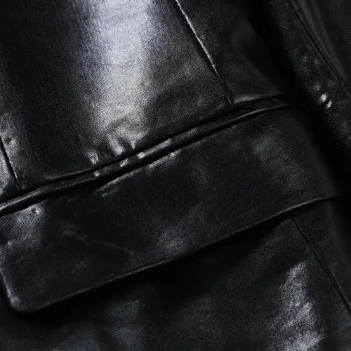 Vista 7 de WULFUL Traje de discoteca de 2 piezas para hombre, disfraz de los años 70, chaqueta y pantalones de lentejuelas para fiesta de Halloween, trajes