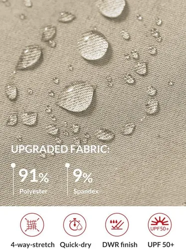 Vista 5 de BALEAF Pantalones cortos de 15 pulgadas de largo para mujer, pantalones cortos capri por debajo de la rodilla, ligeros, de secado rápido, cintura