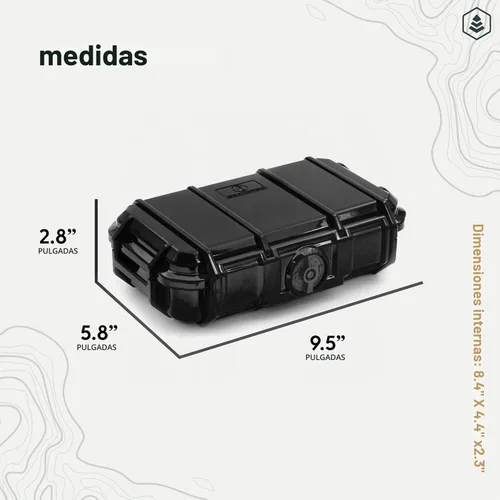 Vista 8 de Evergreen Pistol Ammo Case Compatible with 5.7/9mm/.40/.380-100 Rounds Lockable USA Made Negro