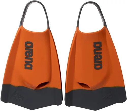 Vista 18 de Arena Unisex Adult Powerfin Pro II - Aletas de entrenamiento para natación para hombres y mujeres, lámina corta de silicona, reversibles