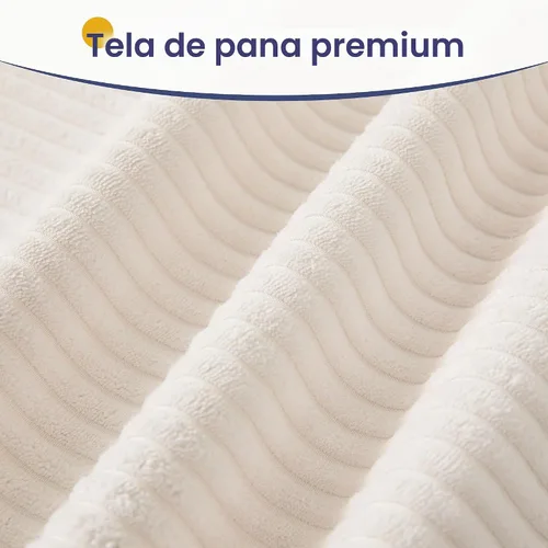 Vista 8 de MAXYOYO Sofá cama plegable, sofá biplaza convertible con almohadas Beige