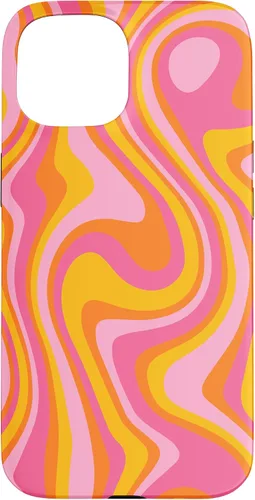 Vista 6 de Retro Groovy Liquid Swirl Hippie 70's 80's Psychedelic Phone Case for iPhone 17