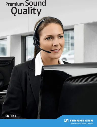 Vista 2 de EPOS SD PRO1 ML - Auriculares inalámbricos para PC y teléfono de escritorio, MS Teams, compatibles con aplicaciones de computadora de voz y video