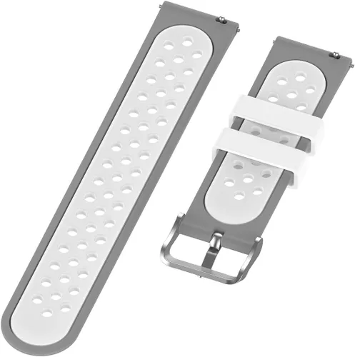 Vista 6 de E ECSEM Compatible con correas Mindrose H80 de silicona de dos tonos, transpirable, correa deportiva de repuesto para reloj inteligente Mindrose H80