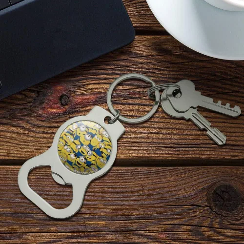 Vista 2 de GRAPHICS & MORE Minions Minion - Llavero de collage con abrebotellas