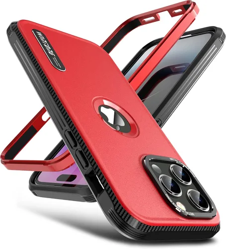 Vista 10 de WINTONG Funda magnética compatible con iPhone 14 Pro Max, protección contra caídas de grado militar, cuerpo completo, a prueba de golpes