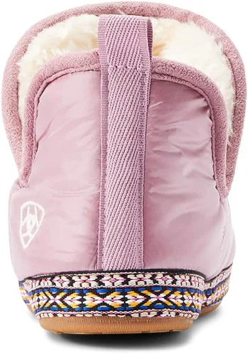 Vista 5 de ARIAT Pantuflas tipo botín Crius cálidas y cómodas para mujer con forro Sherpa