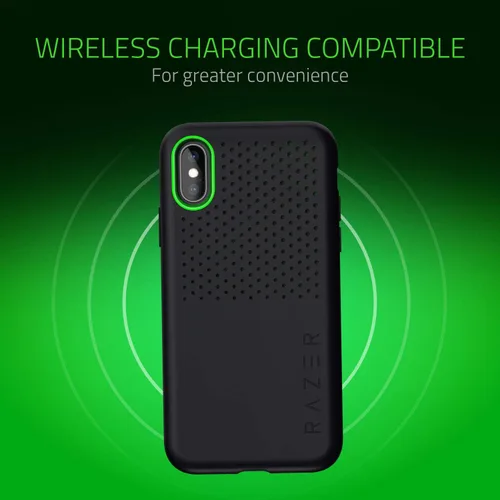 Vista 5 de Razer Arctech Pro Funda para iPhone Xs / iPhone Xs: termafena y refrigeración de rendimiento de ventilación, compatible con carga inalámbrica