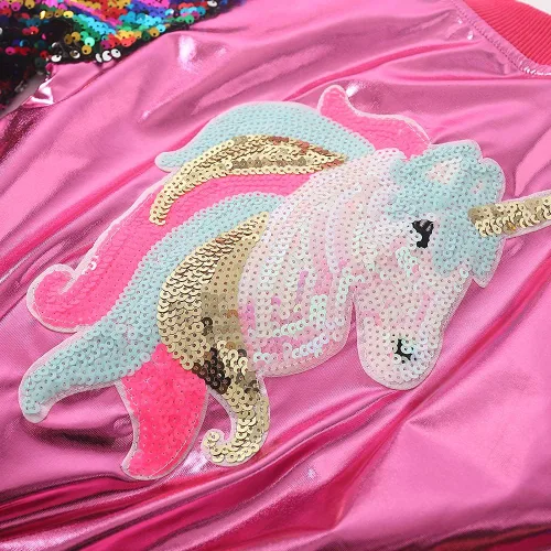 Vista 5 de Chaqueta de lentejuelas para niñas II para niños y niños pequeños chaqueta de vuelo ligera para niños