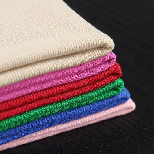 Vista 6 de PALINDA Camisas de manga larga ajustadas con cuello alto acanalado para mujer