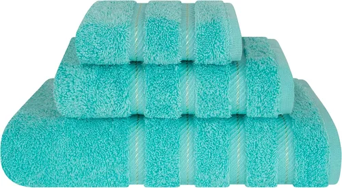 Vista 110 de American Soft Linen - Juego de toallas de 3 piezas, 1 toalla de baño, 1 toalla de mano y 1 toalla pequeña, 100% algodón turco para baño, juego