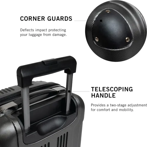 Vista 5 de Kenneth Cole Reaction Out Of Bounds - Equipaje de transporte vertical, Carbón), 5708488