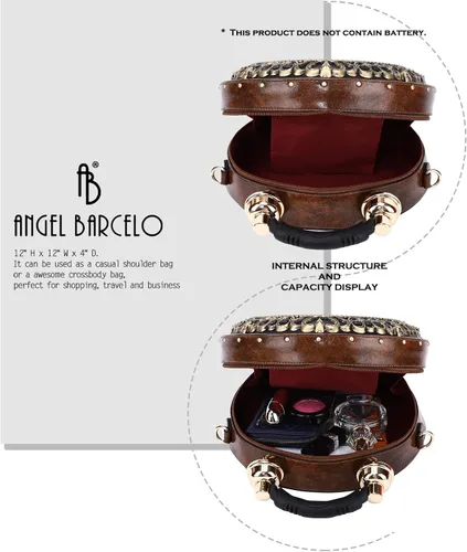 Vista 5 de Angel Barcelo Bolso cruzado y bolsos de mano para mujer, bolso de hombro de moda para mujer