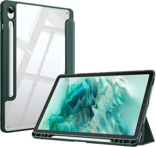 Vista 20 de Fintie Funda transparente para Samsung Galaxy Tab S10 Lite/S10 FE/S9 FE Negro