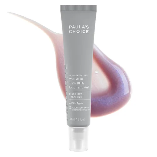 Vista 6 de Paula's Choice Skin Perfecting 25% AHA + 2% BHA Exfoliante Peel, sin fragancia y sin parabenos, 1 onza