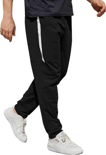 Vista 4 de Pantalones deportivos deportivos deportivos para hombre, pantalones deportivos de secado rápido, estilo casual
