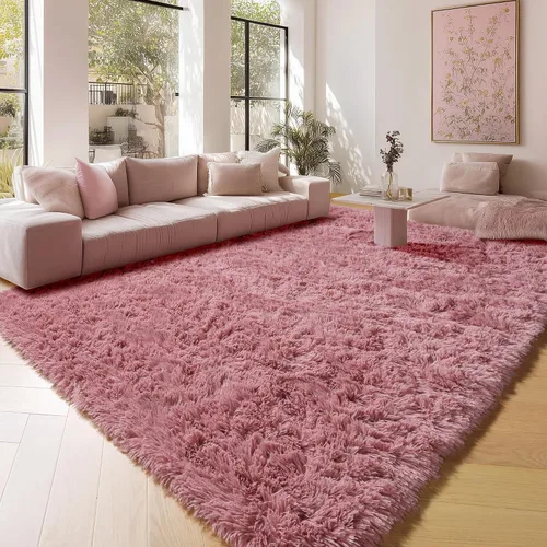 Vista 50 de ONASAR - Alfombra de pasillo negra de 2 x 6 pies, esponjosa, lavable, ultrasuave, afelpada, peluda, tapete para bebés, dormitorio de niños, armario