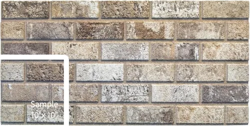 Vista 18 de Dundee Deco Paneles de pared 3D de ladrillo sintético, revestimiento, paneles de pared con aspecto de piedra gris, revestimiento de espuma