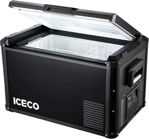 Vista 6 de ICECO VL 60 PRO - Refrigerador portátil de 63 cuartos de galón con compresor SECOP, congelador de 12 voltios para automóvil, hogar, campamento, RV