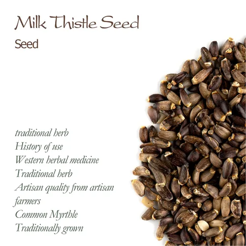Vista 5 de Té orgánico de semillas de cardo mariano - Semillas de mariadistel - Silybum Marianum - Shou Mei Fi té de cardo mariano té Milkthisel orgánico