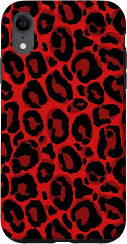 Vista 25 de Red Leopard Phone Case Cheetah Skin Pattern Women Case for iPhone 17