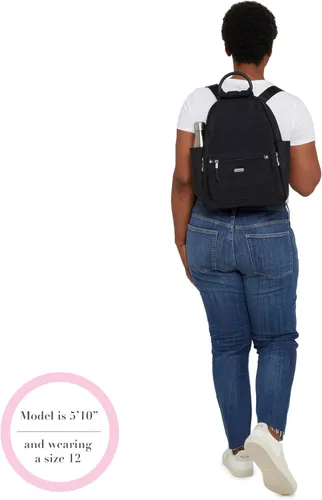 Vista 7 de Baggallini Mochila todo el día para mujer con pulsera de teléfono RFID, Azul Acero, talla única