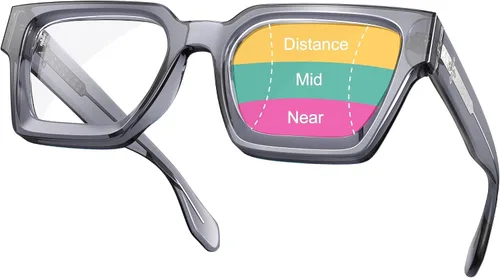 Vista 7 de VISOONE Oversized Progressive Readers with Anti-Blue Light and UV400 RIVER